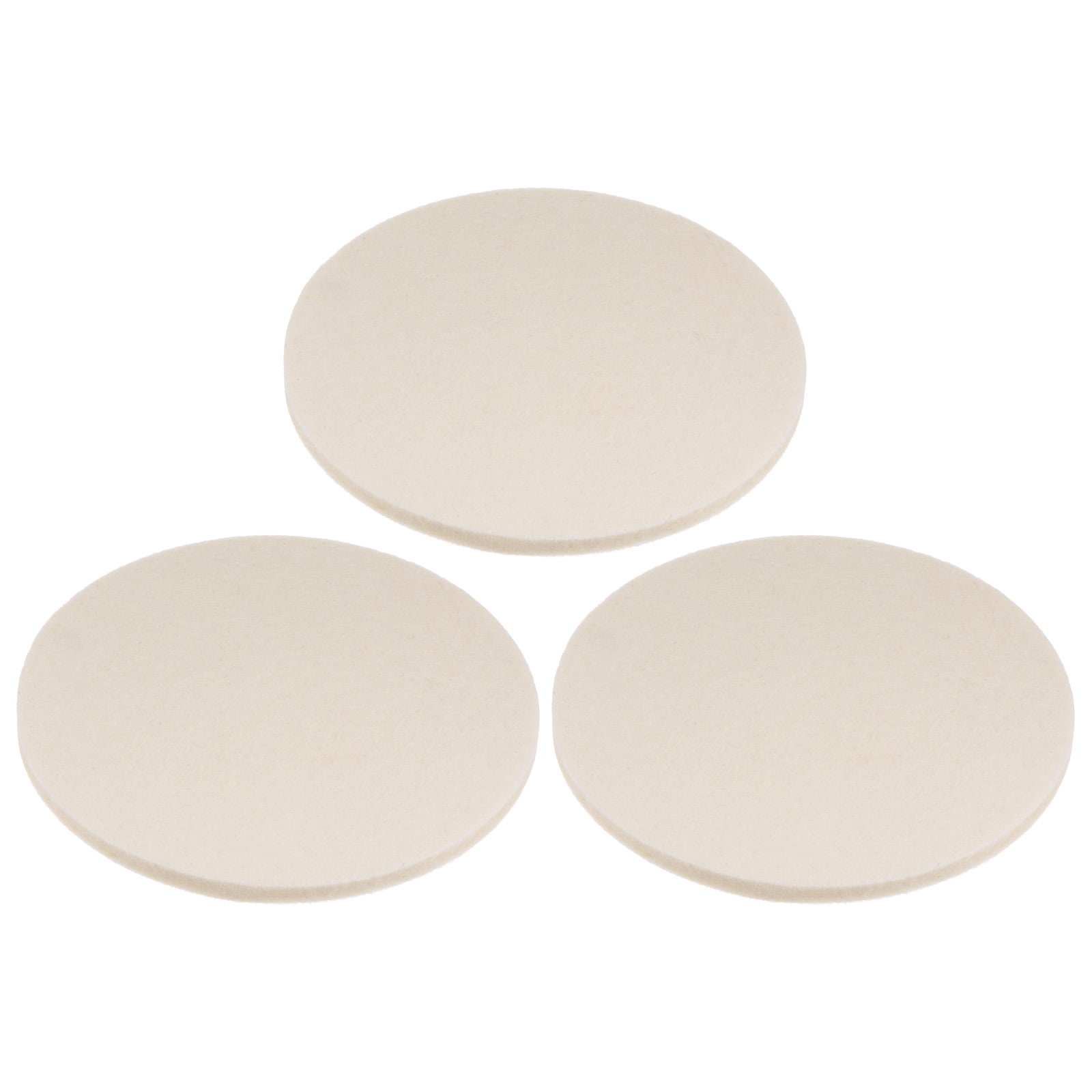 3Pack Wool Felt Polishing Pads, 6 inch Buffing Wheel Polish Pad