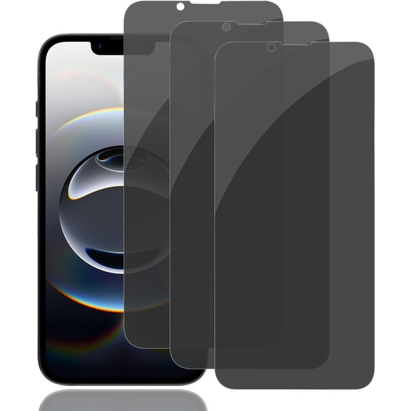 3Pack for iPhone 17/16e/14/13/13 Pro AIR MAX Privacy Screen Protector Full Coverage Anti-Spy Tempered Glass Film 9H Hardness Easy Installation Bubble Free