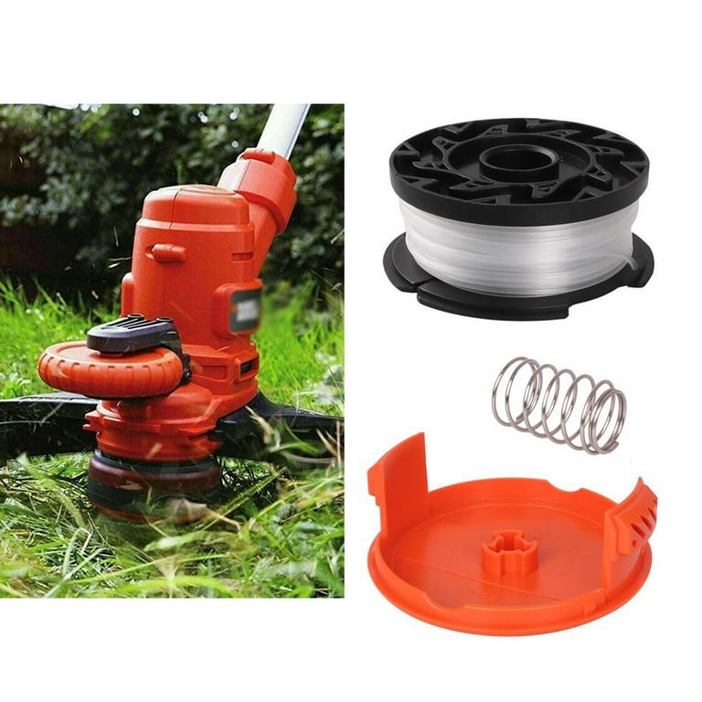 Replacement Spool Cap Covers With Spring For Black+decker Trimmer