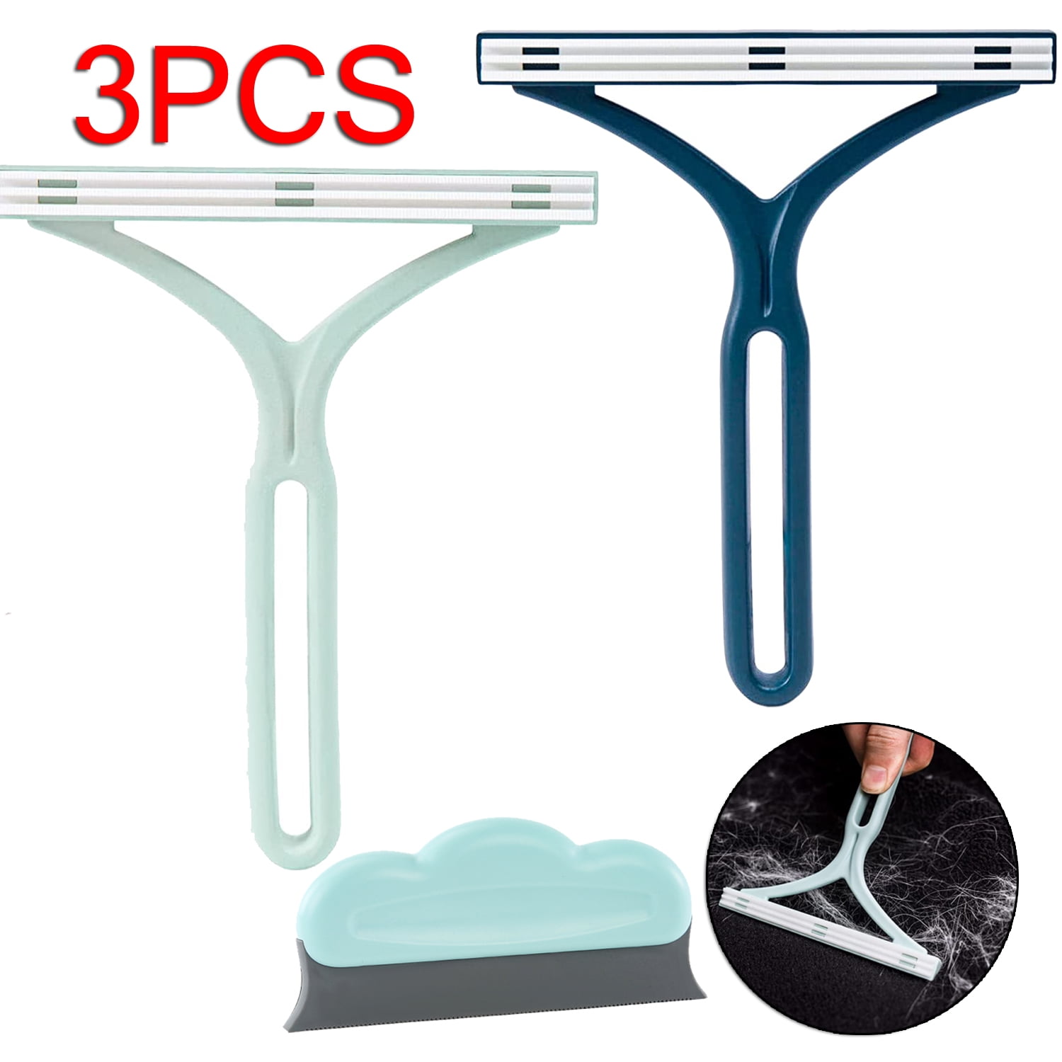 3Packs Pet Hair Removal, Removing Pet Hair Dogs and Cats Lint Remover