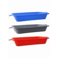 thumbnail image 1 of 3Packs Reusable Silicone Drip Pan Liners For Weber Grill Liners Grease Tray Liners Dishwasher Home Barbecue Reusable Grill Liner, 1 of 9