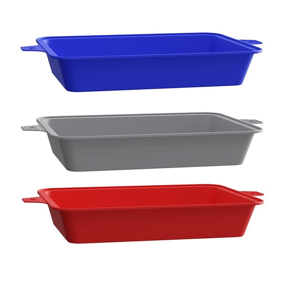 3Packs Reusable Silicone Drip Pan Liners for Weber Grills  Easy Clean