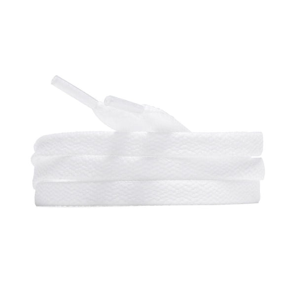 3Pair 24 27 36 45 63 72 Inch Flat Shoelaces Replacement for Sneakers Boots White