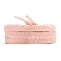 3Pair 24 36 45 63 72 Inch Flat Shoelaces Replacement for Sneakers Pale Pinkish