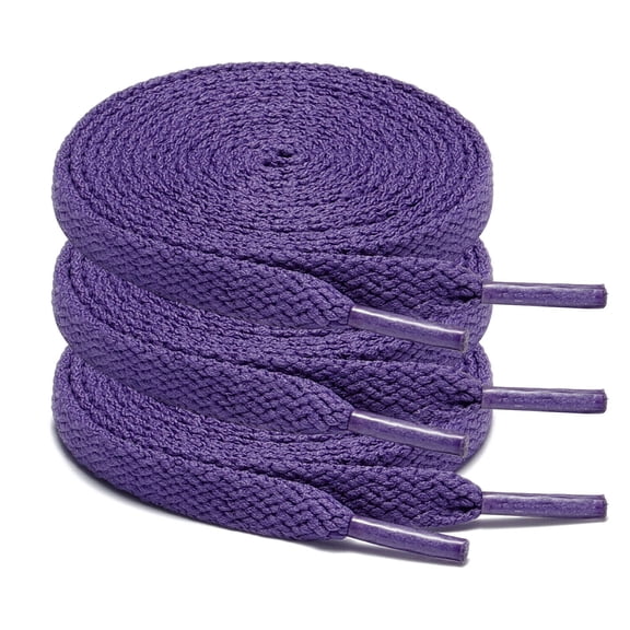 3Pair 24 - 72 Inch Flat Shoe Laces Replacement for Sneakers Boots Athletic Shoes