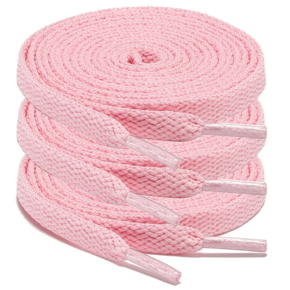 3Pair 24 - 72 Inch Flat Shoe Laces Replacement for Sneakers Boots Athletic Shoes