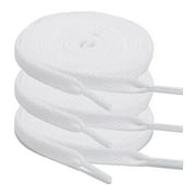 3Pair 24 - 72 Inch Flat Shoe Laces Replacement for Sneakers Boots Athletic Shoes