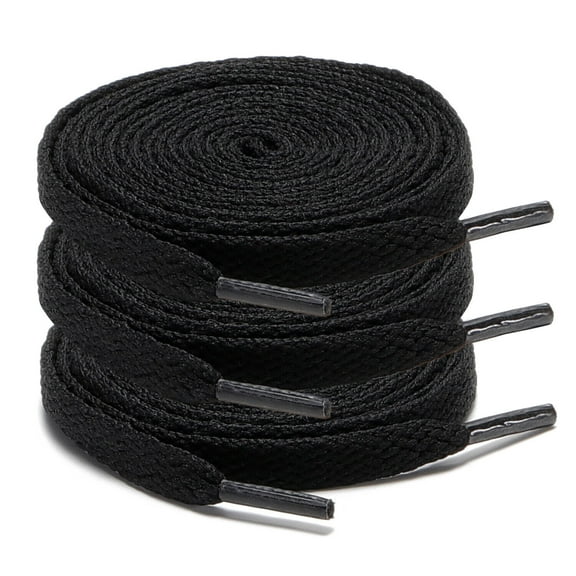 3Pair 24 - 72 Inch Flat Shoe Laces Replacement for Sneakers Boots Athletic Shoes