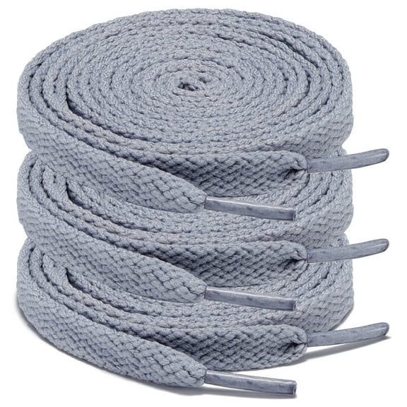 3Pair 24 - 72 Inch Flat Shoe Laces Replacement for Sneakers Boots Athletic Shoes