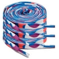 thumbnail image 1 of 3Pair 24 - 72 Inch Flat Shoe Laces Replacement for Sneakers Boots Athletic Shoes, 1 of 11