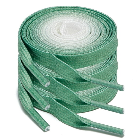 3Pair Flat Replacement Shoelaces for Sneakers Shoe Laces Green 36 48 60 Inch