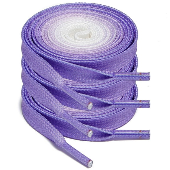 3Pair Flat Replacement Shoelaces for Sneakers Shoe Laces Purple 36 48 60 Inch