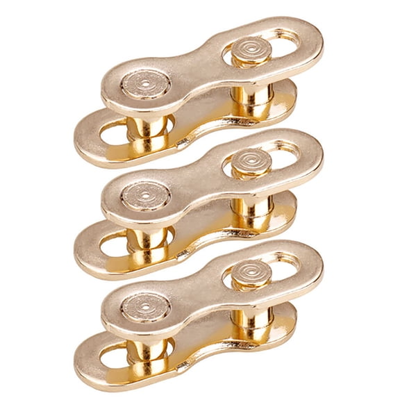 3Pairs Bicycles Missing Link Reusable Bike Chain Link Connector for 8/9/10/11/12 Speed Chain Quick Release Chain Link