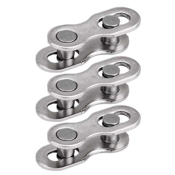 3Pairs Bicycles Missing Link Road Bike Chain Connector Lock Reusable Bike Chain Link Quick Split Chain Repair Links