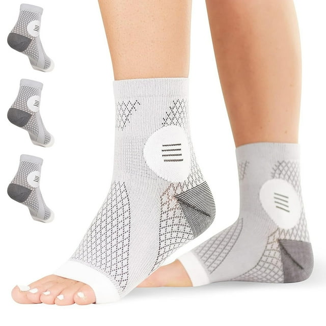 3Pairs Neuropathy Socks Peripheral Neuritis Compression Sleeves for