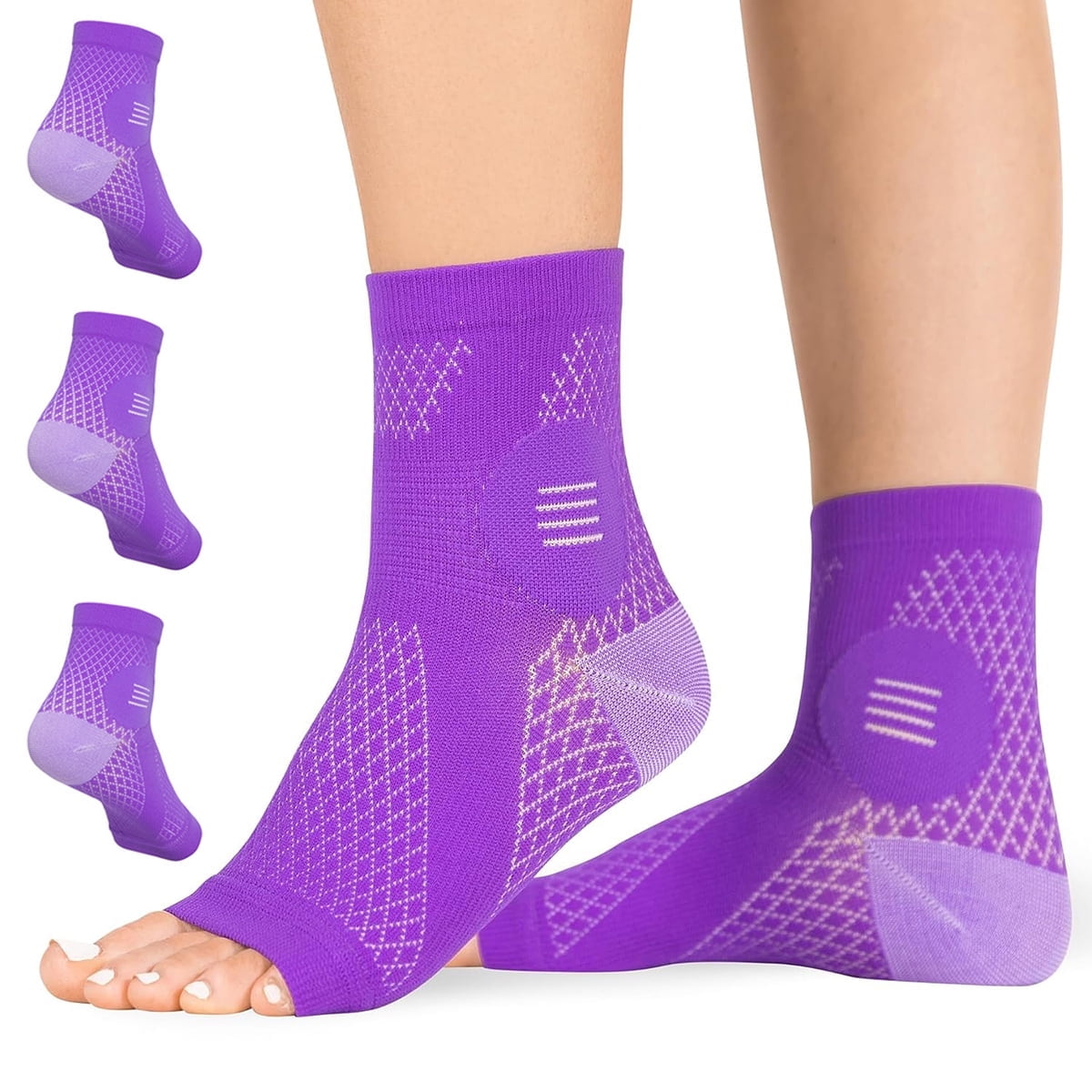 3Pairs Neuropathy Socks Peripheral Neuritis Compression Sleeves for