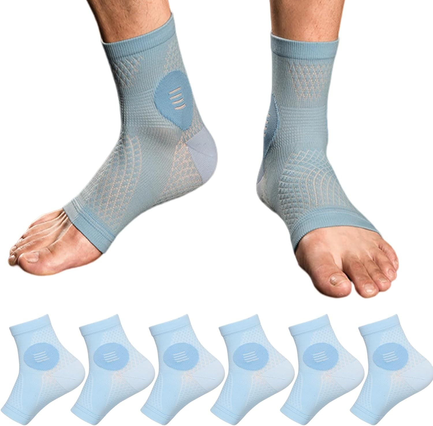 3Pairs Neuropathy Socks Soothe Relief Compression Socks 2030 mmHg Comprex Ankle Sleeves for