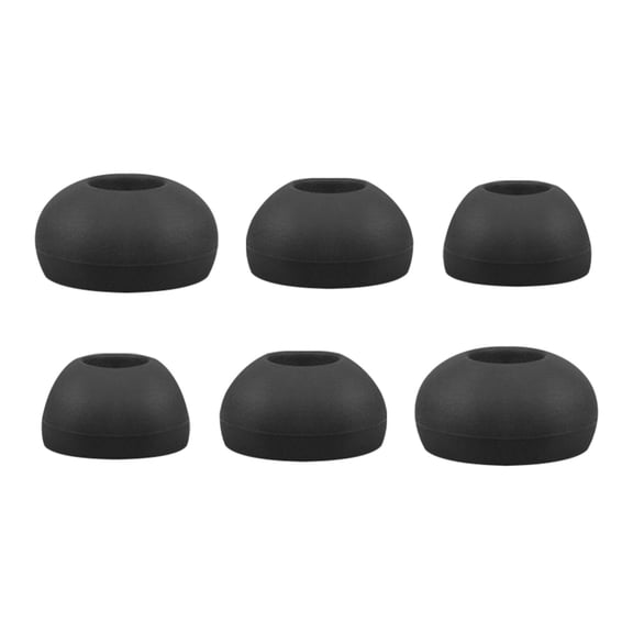 3Pairs Silicone Ear Tips Earbuds Covers For Earphones Reduces Designing For Comfortable Fit 6pcs/set