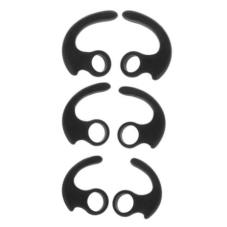 3Pairs Soft Silicone Ear Pads Eartips For Earphone Silicone Case Ear Hook In-Ear Earbuds Earphone Accessories Ear Tips