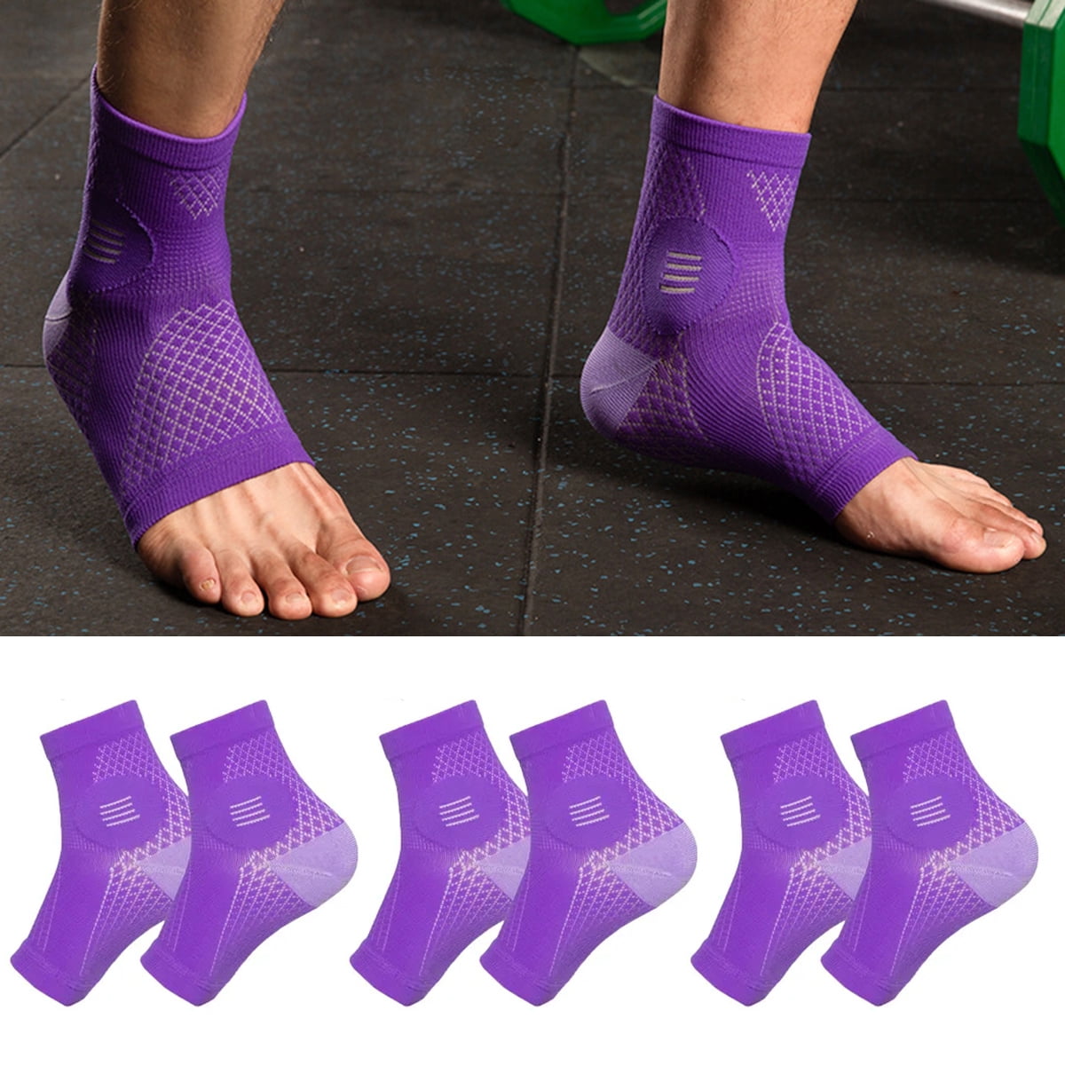 3Pairs Soothe Socks for Neuropathy Pain, Ankle Brace Compression ...
