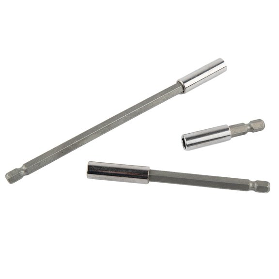 3Pc 1/4 Repair Screw Driver Hex Quick Release Carbon Steel Magnetic Screwdriver Extension Bit Holder 50/100/150Mm Hand Tool Fangkenuo