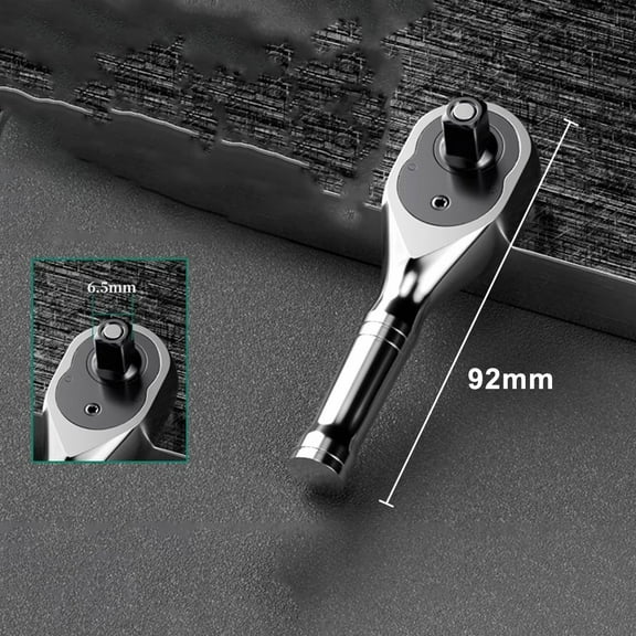 3Pc 72 Teeth Mini Ratchet Wrench 1/4 3/8 1/2 Big Medium Small Fly Short Handle Tool Quick Socket Mini Ratchet Wrench Spanner