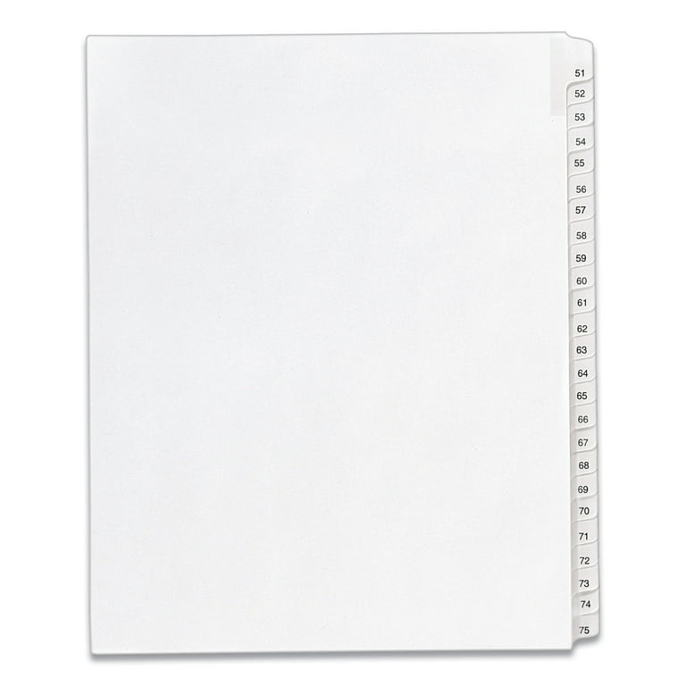 Preprinted Legal Exhibit Side Tab Index Dividers, Allstate Style, 25-Tab, Exhibit 1 to Exhibit 25, 11 x 8.5, White, 1 Set Preprinted Legal Exhibit Side Tab Index Dividers, Allstate Style, 25-Tab, Exhibit 1 to Exhibit 25, 11 x 8.5, White, 1 Set