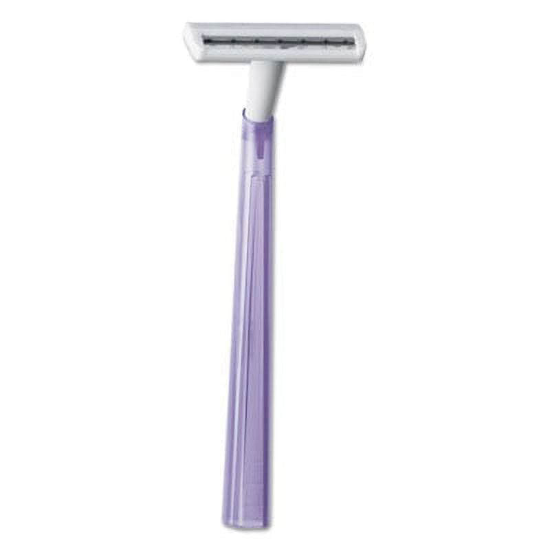 3Pc BIC Silky Touch Womens Disposable Razor, 2 Blades, Assorted Colors, 10/Pack (STWP101)D6