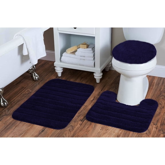 3Pc Bathmat Berau Navy