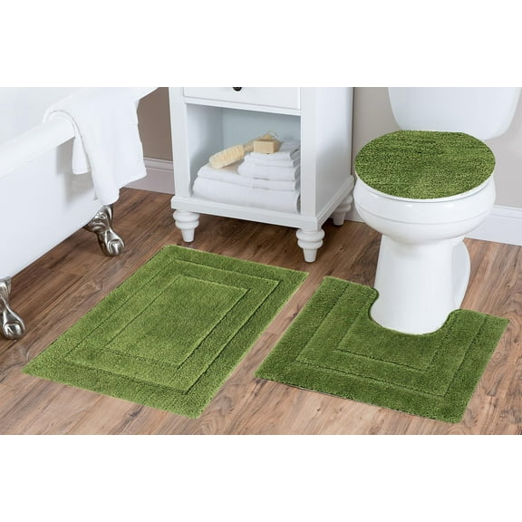 3Pc Bathmat Logan Sage