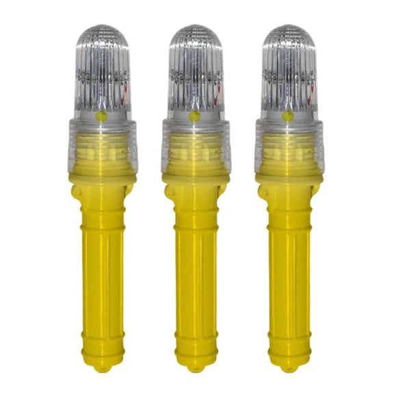 3Pc Boat Flares For Signal Lighting And Fish Attracting In Low Visibility