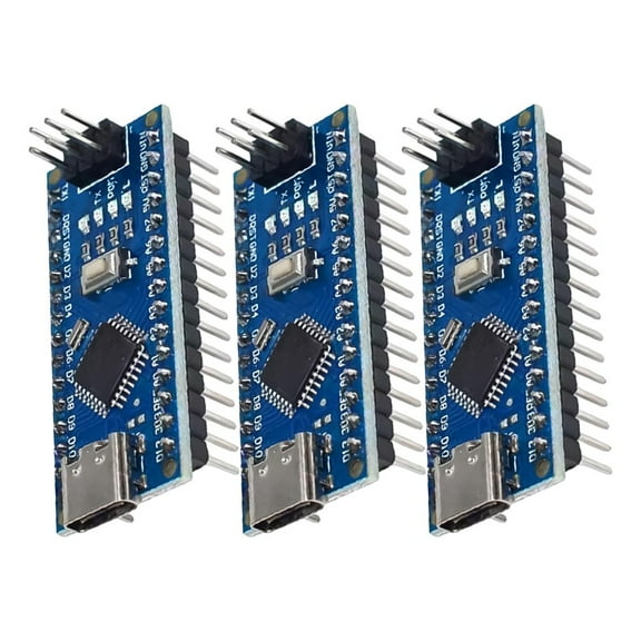 3Pc For Nano Module 5 V/16 Mhz Board Type C Port Compatible With For Arduino Ide Smile Home