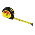 thumbnail image 1 of 3Pc Great Neck ExtraMark Power Tape, 5/8" x 12ft, Steel, Yellow/Black (95007)D6, 1 of 1