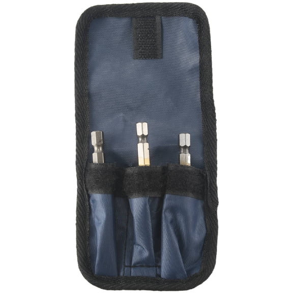 3Pc Hss Step Cone Taper Drill Bit Set Metal Hole Cutter Metric 3-12 4-12 4-20Mm 1/4 inch Titanium Coated Metal Hex Taper,3 * Step Drill Bit With Bag,golden yellow & silver