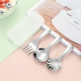 thumbnail image 1 of 3Pc Mini Seashell Spoons with Storage Box, Stainless Steel Small Coffee Tea Salt Spoon, Cute Cocktail Dessert Spoon Set, Silver, 4 Inch, Gift Idea, 1 of 6