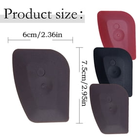 3Pc Nylon Non Scratch Pan Scraper Tool Set Plastic Pot And Dish Scraper For Kitchen Cleaning