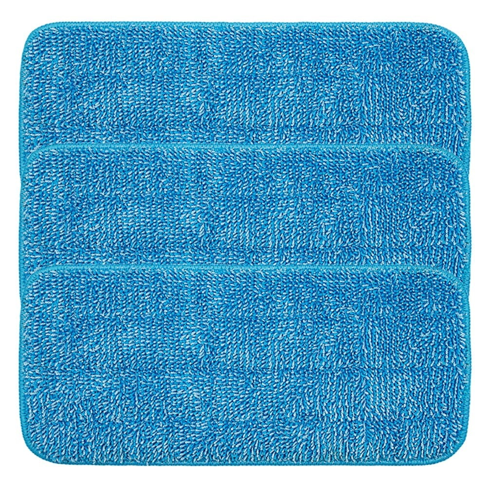 3Pc Reusable Microfiber Mop Pads For Swiffer Wet Jet Pads Refills