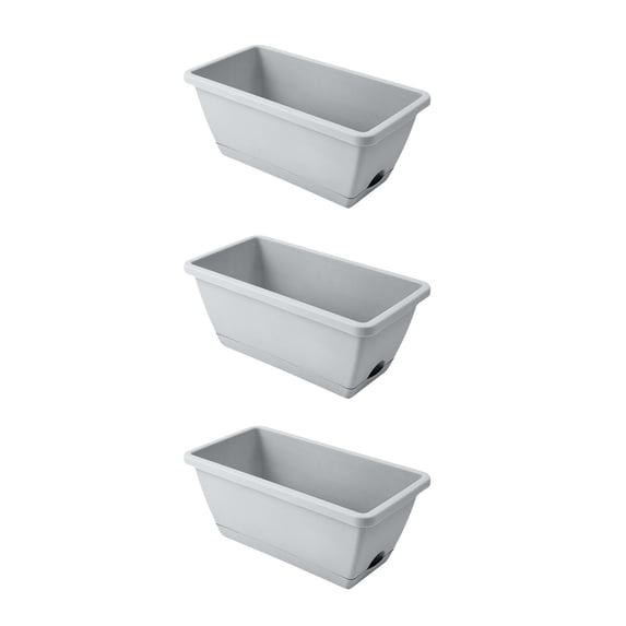 3Pc Seedling Pot,Vegetable Planting Pot Plastic Flower Pot Balcony Vegetable Planting Trough Clearance Sale