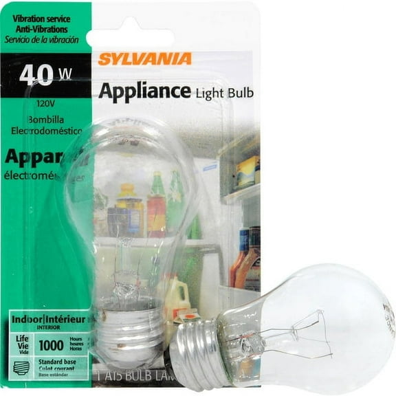 3Pc Sylvania 40 watt A15 A-Line Incandescent Bulb E26 (Medium) Soft White 1 pk