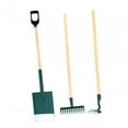 thumbnail image 1 of 3Pcs 1/12 Miniature Dollhouse Gardening Tools Miniature Garden Tools Set for Boy Green, 1 of 8