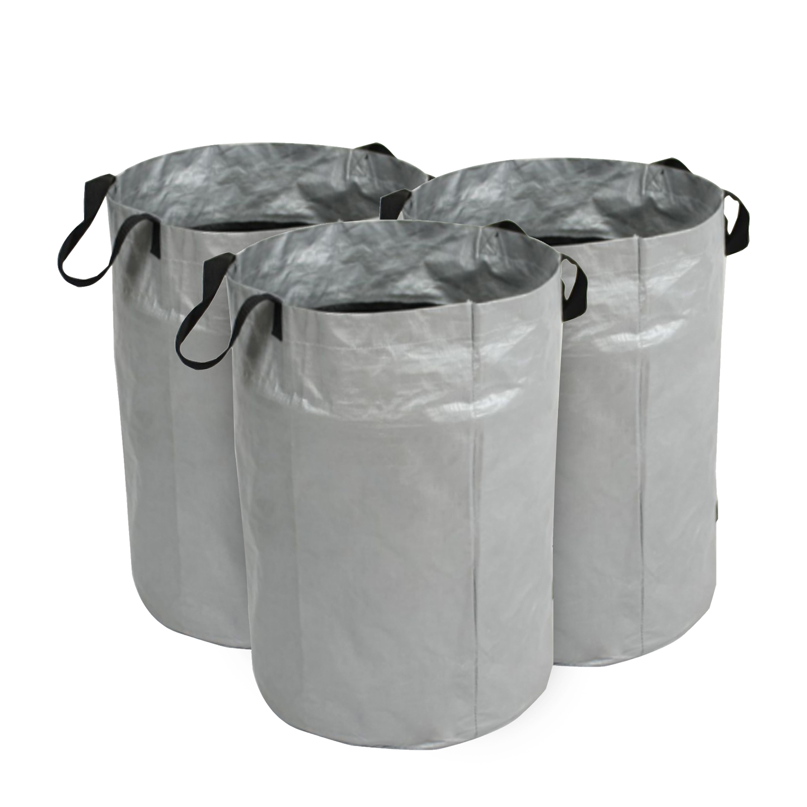 Jardineer 3-Pack 30 Gallon Leaf Bags - Pop Up Trash Can Yard Waste Garden  Bag Container 