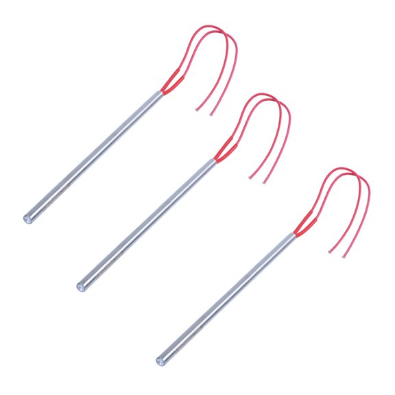 3Pcs 10mm x 270mm Single End Heating Elements  Heater 220V 600W