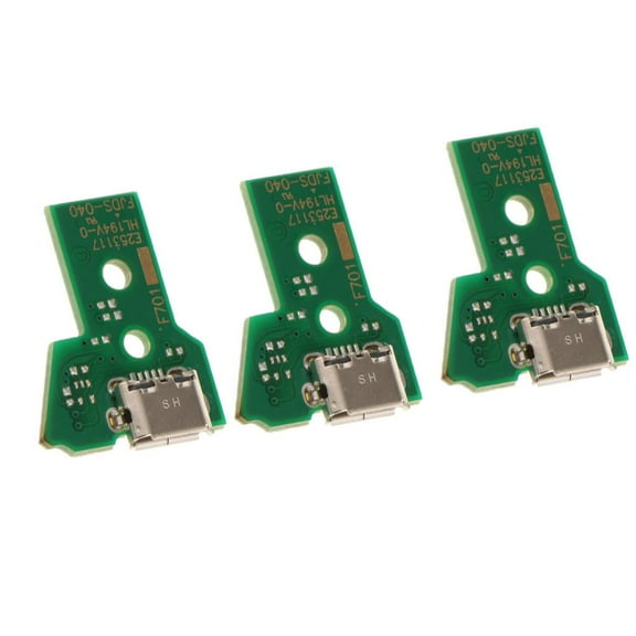 3Pcs 12Pin USB Charging Port Charger Socket Board JDS-040 Replacement Part For eration Wireless 4 Controller