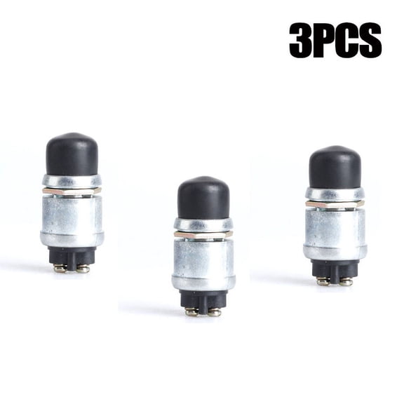 3Pcs 12V 50A Horn Engine Start Starter Switch Push Button For Car Boat Marine