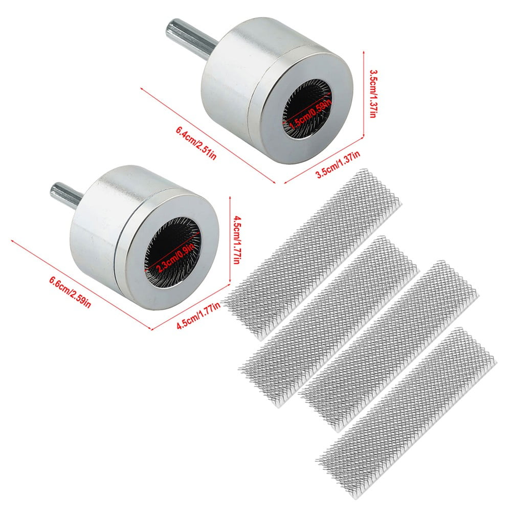 3Pcs 15+22Mm Electric Drill Pipe Cleaner, Copper Pipe Metal Pipe Cleaning Brush 15Mm+22Mm
