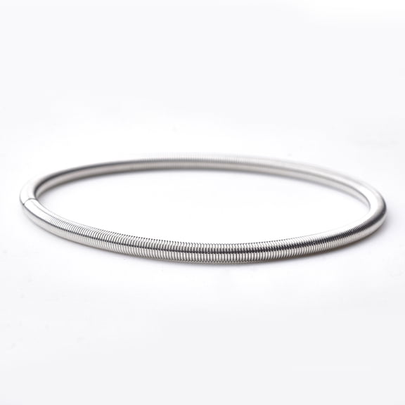 3Pcs 18.3~18.6cm Round Iron French Wire Gimp Wire Stringing Materials for DIY Bracelets Necklace Beading Jewelry and Crafts Platinum