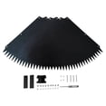 thumbnail image 1 of 3Pcs 19 Inch Spiked Squirrel Baffle for Bird Feeders Outdoor Sharp Edge Dome Guard for Bird Houses Weatherproof Plastic Blocker, Black, 1 of 8