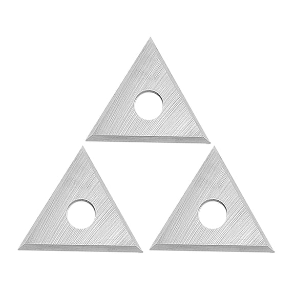 3Pcs 1inch Triangular Double Side Scrapers Blade ,Scrapers Blade,for Removing Paint, Glues, Painting and Rust