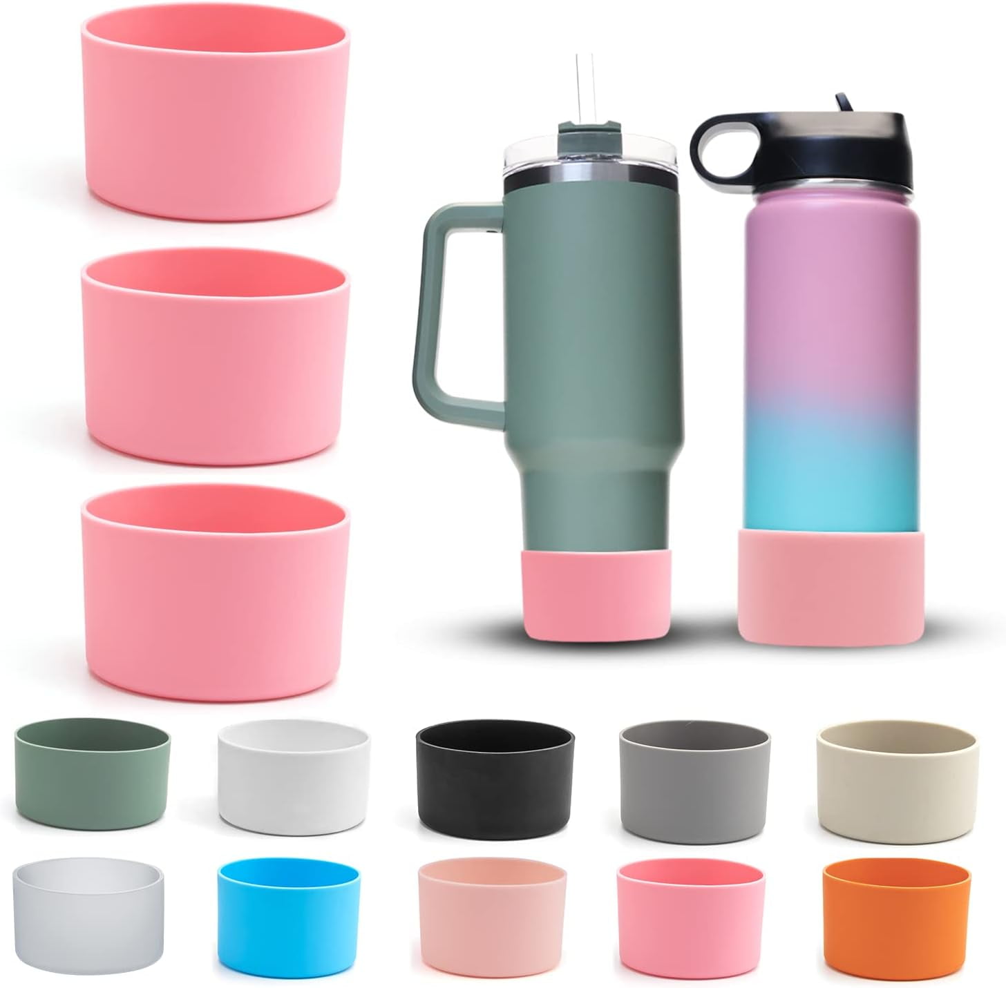 https://i5.walmartimages.com/seo/3Pcs-2-8in-Silicone-Boot-Stanley-Cup-Accessories-Protector-Water-Bottle-Bottom-Sleeve-40-oz-Tumbler-Simple-Modern-Handle-Pink_c6d4bd7f-a0f9-4fb7-acdf-b17eea17acc8.2b4fd5370c614840963484bb9ed3f716.jpeg