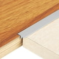 thumbnail image 1 of 3Pcs 2.9Ft x 0.47" T-Molding Floor Transition Strips, Flat Divider Strip, Silver, 1 of 6